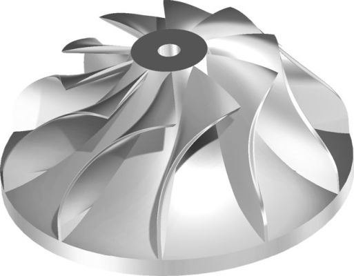 Impeller of a turbo